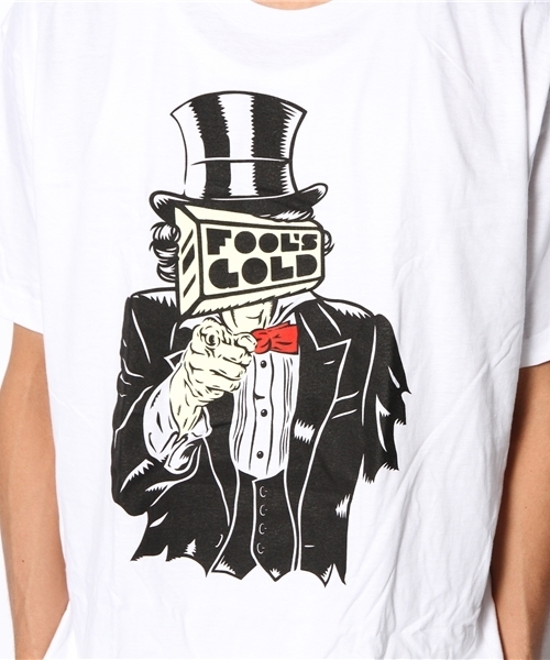 Manhattan Records（マンハッタン レコーズ）の「Fools Gold / Sam Tee（Tシャツ/カットソー・メンズ・ホワイト・X-LARGE）」の8枚目の写真