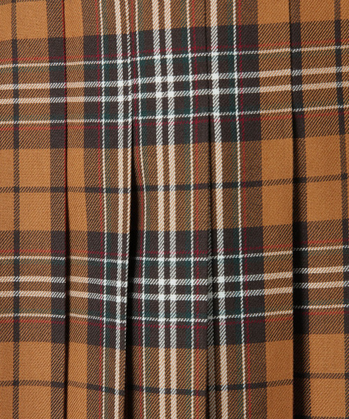 LOWRYS FARM(ローリーズファーム)の「タータンチェックプリーツスカート 821534(スカート・レディース・ベージュ/ブラウン/ネイビー・FREE)」の7枚目の写真