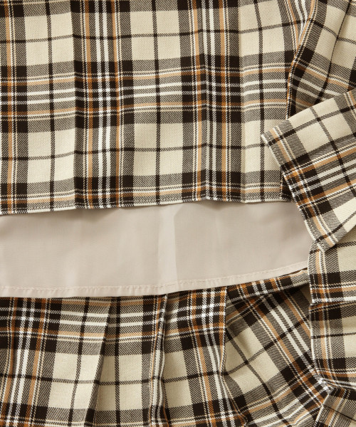 LOWRYS FARM(ローリーズファーム)の「タータンチェックプリーツスカート 821534(スカート・レディース・ベージュ/ブラウン/ネイビー・FREE)」の11枚目の写真