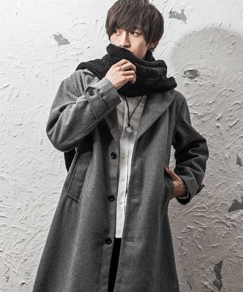 MinoriTY（マイノリティ）の「モールヤーンマフラー（マフラー・メンズ・ブラック/ベージュ/モカ/チャコール・FREE）」の7枚目の写真