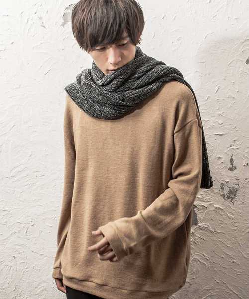 MinoriTY（マイノリティ）の「モールヤーンマフラー（マフラー・メンズ・ブラック/ベージュ/モカ/チャコール・FREE）」の8枚目の写真