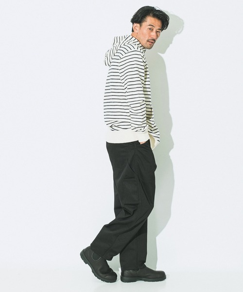 JACK & MARIE(ジャックアンドマリー)の「【Johnbull/ジョンブル】 パイルフーディー FULLZIP(パーカー・メンズ・ホワイト・M/S/L)」の8枚目の写真