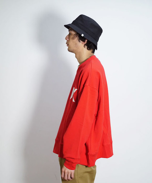 KAIKO（カイコー）の「KAIKO OBLONG SWEAT MARK（スウェット・メンズ・ライトグレー/ブラック/レッド/ライトパープル・S/M/L）」の7枚目の写真