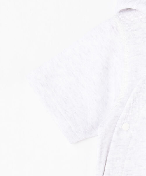 Champion（チャンピオン）の「【SHIPS KIDS別注】CHAMPION:フード ロンパース（ロンパース・キッズ・グレー/ブルー/ナチュラル/イエロー・80/70）」の7枚目の写真
