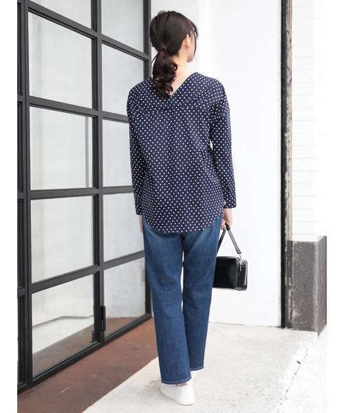 AMERICAN HOLIC（アメリカンホリック）の「テーパードデニム（デニムパンツ・レディース・インディゴブルー/ライトインディゴブルー/ワンウォッシュ・S/M/L/XS/XXS）」の17枚目の写真