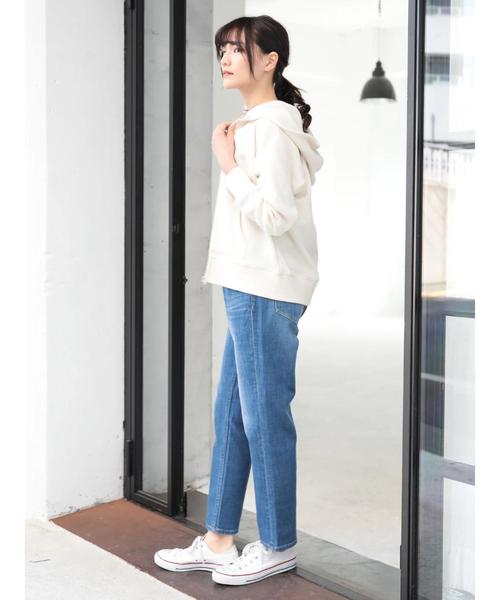 AMERICAN HOLIC（アメリカンホリック）の「テーパードデニム（デニムパンツ・レディース・インディゴブルー/ライトインディゴブルー/ワンウォッシュ・S/M/L/XS/XXS）」の15枚目の写真