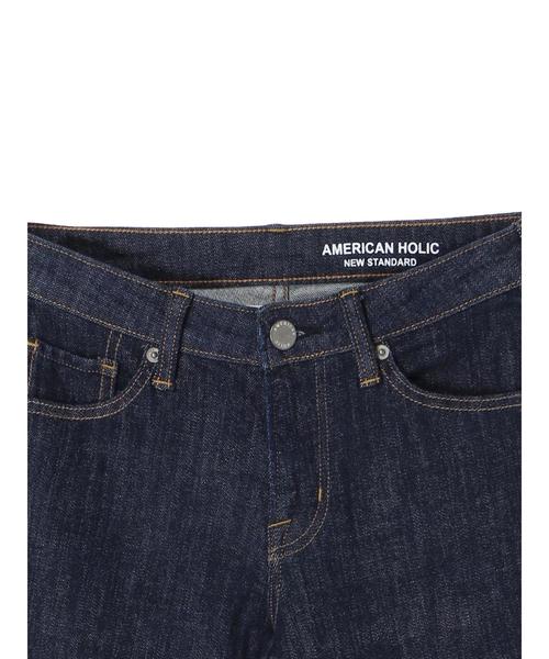AMERICAN HOLIC（アメリカンホリック）の「テーパードデニム（デニムパンツ・レディース・インディゴブルー/ライトインディゴブルー/ワンウォッシュ・S/M/L/XS/XXS）」の12枚目の写真