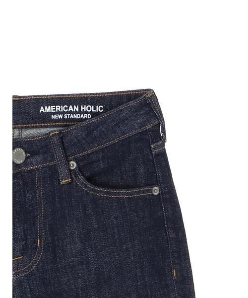 AMERICAN HOLIC（アメリカンホリック）の「テーパードデニム（デニムパンツ・レディース・インディゴブルー/ライトインディゴブルー/ワンウォッシュ・S/M/L/XS/XXS）」の11枚目の写真