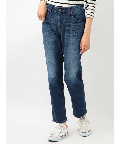 AMERICAN HOLIC（アメリカンホリック）の「テーパードデニム（デニムパンツ・レディース・インディゴブルー/ライトインディゴブルー/ワンウォッシュ・S/M/L/XS/XXS）」の2枚目の写真