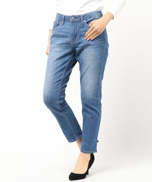 AMERICAN HOLIC（アメリカンホリック）の「テーパードデニム（デニムパンツ・レディース・インディゴブルー/ライトインディゴブルー/ワンウォッシュ・S/M/L/XS/XXS）」の7枚目の写真