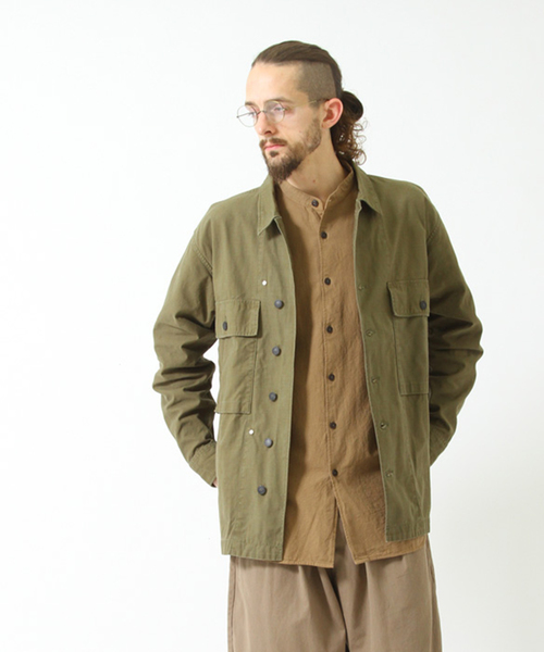 GOLD（ゴールド）の「GOLD / ゴールド：BACKSATIN MILITARY JACKET：GL13806[MUS]（ミリタリー