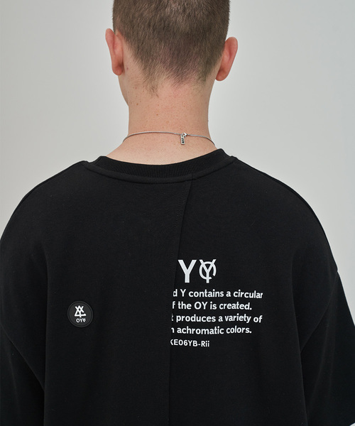 OY（オーワイ）の「ダブルレイヤード半袖Tシャツ/カットソー（Tシャツ/カットソー・メンズ・ホワイト/ブラック/ライトイエロー・FREE）」の11枚目の写真