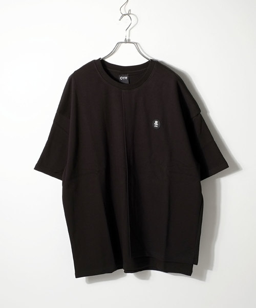 OY（オーワイ）の「ダブルレイヤード半袖Tシャツ/カットソー（Tシャツ/カットソー・メンズ・ホワイト/ブラック/ライトイエロー・FREE）」の16枚目の写真