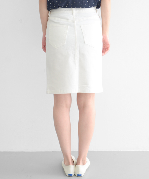 URBAN RESEARCH DOORS WOMENS（アーバンリサーチ ドアーズ ウィメンズ）の「DOORS 5Pストレッチスカート（スカート・レディース・ホワイト・36/38/40）」の9枚目の写真