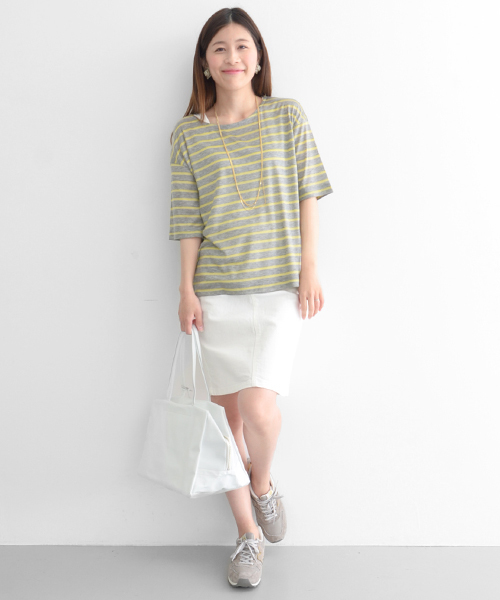 URBAN RESEARCH DOORS WOMENS（アーバンリサーチ ドアーズ ウィメンズ）の「DOORS 5Pストレッチスカート（スカート・レディース・ホワイト・36/38/40）」の11枚目の写真