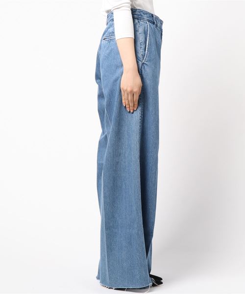 MIHARAYASUHIRO（ミハラヤスヒロ）の「【MIHARAYASUHIRO】Denim Wide Pants（デニムパンツ・レディース・サックスブルー・40）」の2枚目の写真