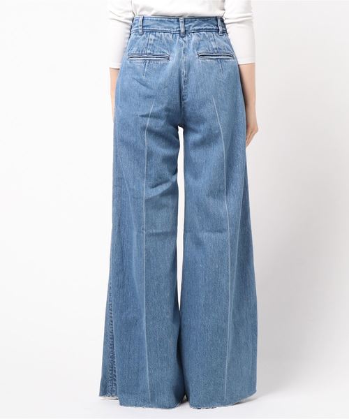 MIHARAYASUHIRO（ミハラヤスヒロ）の「【MIHARAYASUHIRO】Denim Wide Pants（デニムパンツ・レディース・サックスブルー・40）」の3枚目の写真