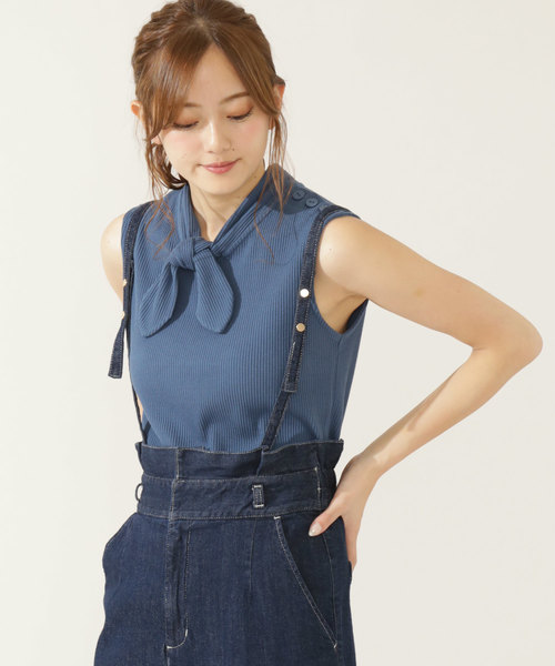 セール ユースフルリブトップス Tシャツ カットソー Jill By