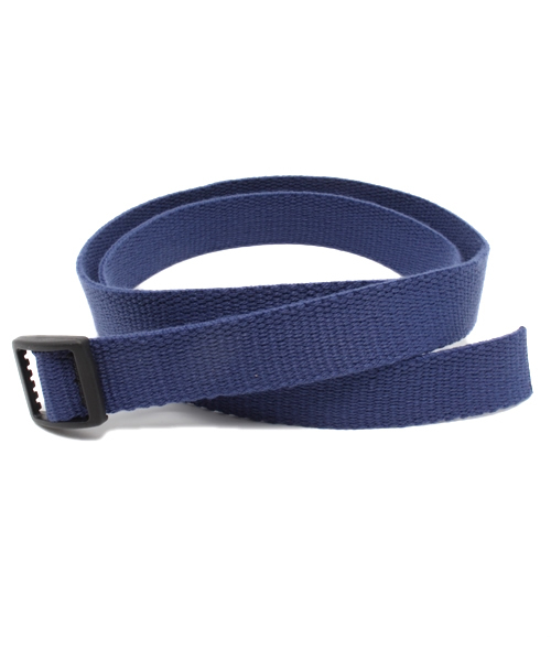 BEAMS（ビームス）の「○BISON DESIGNS / SOLID BELT（ベルト・メンズ・ゴールド/ブルー・MEDIUM）」の2枚目の写真
