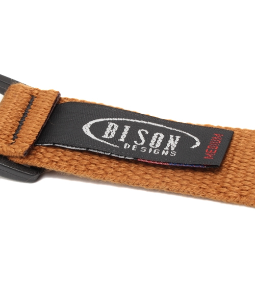 BEAMS（ビームス）の「○BISON DESIGNS / SOLID BELT（ベルト・メンズ・ゴールド/ブルー・MEDIUM）」の5枚目の写真