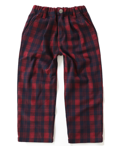 devirock(デビロック)の「チェックワイドパンツ(その他パンツ・キッズ・グレー系その他/ブルー系その他/レッド系その他/グレー系その他2・110cm/100cm/120cm/130cm/140cm/150cm/160cm)」の16枚目の写真