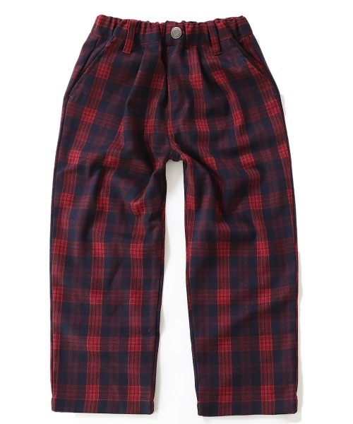 devirock(デビロック)の「チェックワイドパンツ(その他パンツ・キッズ・グレー系その他/ブルー系その他/レッド系その他/グレー系その他2・110cm/100cm/120cm/130cm/140cm/150cm/160cm)」の18枚目の写真