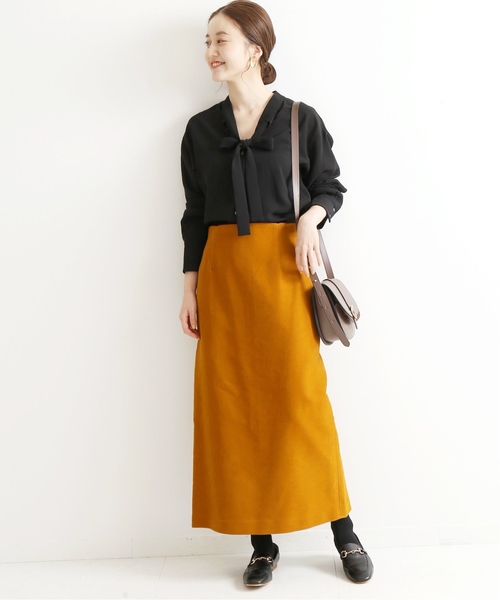 IENA（イエナ）の「ジョーゼットボウタイシャツブラウス◇（シャツ 