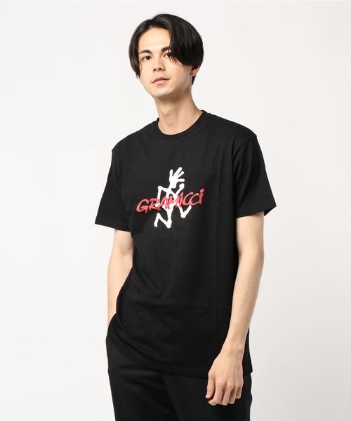 Gramicci(グラミチ)の「【Gramicci / グラミチ】LOGO TEE(Tシャツ/カットソー・メンズ・パープル/ブラック/ホワイト/ライトブルー・MEDIUM/LARGE)」の1枚目の写真