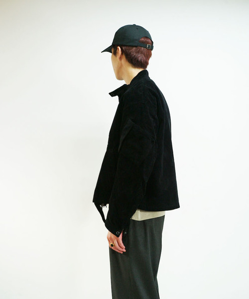 WELLDER(ウェルダー)の「WELLDER Flap Pocket Riders Jacket(ライダースジャケット・メンズ・ブラック/グレー・M/S)」の4枚目の写真