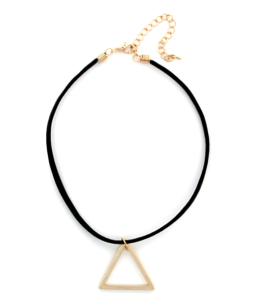 WEGO（ウィゴー）の「WEGO/トライアングルチョーカー（ネックレス・レディース・ホワイト/ブラック・FREE）」の6枚目の写真