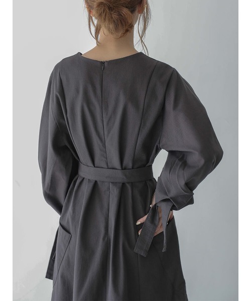 amel(エイメル)の「ステッチワークワンピース(ワンピース・レディース・グレー・FREE)」の11枚目の写真