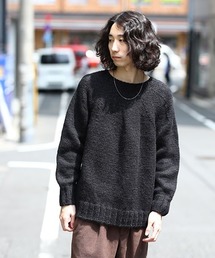 20556ARAMISAOUDIMA メンズアルパカ入りニットLL