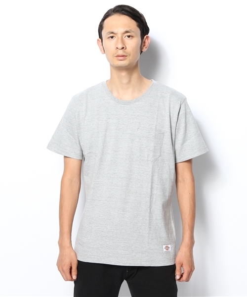 Dickies（ディッキーズ）の「クルーネックポケットTシャツ（Tシャツ/カットソー・メンズ・ホワイト/ブラック/ヘザ－グレー・MEDIUM/LARGE/X-LARGE）」の10枚目の写真