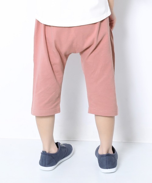 devirock（デビロック）の「7分丈サルエルパンツ（その他パンツ・キッズ・グリーン系その他/テラコッタ/ダークオレンジ/ヘザーチャコール/パープル/ブラック/パープル系その他2/ダークベージュ/カーキ/杢グレー/モカ/スモークピンク/ネイビー/ブルー系その他/パープル系その他/ブルー系その他2/ブルー系その他3/グレー系その他/ダークオリーブ・160cm/80ｃｍ/90cm/95cm/100cm/110cm/120cm/130cm/140cm/150cm）」の18枚目の写真
