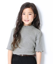 devirock | リブハーフスリーブTシャツ(Tシャツ/カットソー)