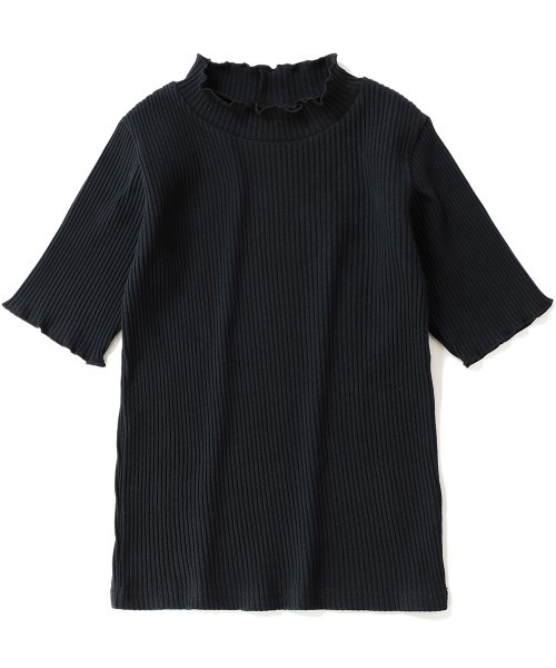 devirock(デビロック)の「リブハーフスリーブTシャツ(Tシャツ/カットソー・キッズ・オフホワイト/パープル系その他/杢グレー/ブルー系その他/ブラック/ライトブラウン/グリーン系その他・100cm/160cm/150cm/140cm/120cm/110cm/130cm)」の17枚目の写真