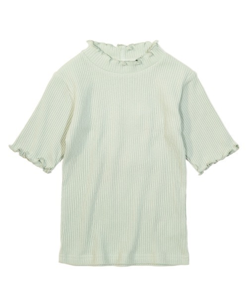 devirock(デビロック)の「リブハーフスリーブTシャツ(Tシャツ/カットソー・キッズ・オフホワイト/パープル系その他/杢グレー/ブルー系その他/ブラック/ライトブラウン/グリーン系その他・100cm/160cm/150cm/140cm/120cm/110cm/130cm)」の20枚目の写真