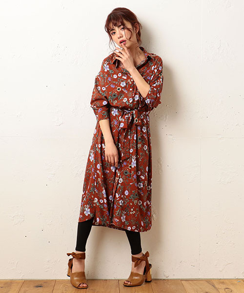 ブランド古着 シャツワンピース シャツワンピース Spiralgirl スパイラルガール のファッション通販 Zozoused