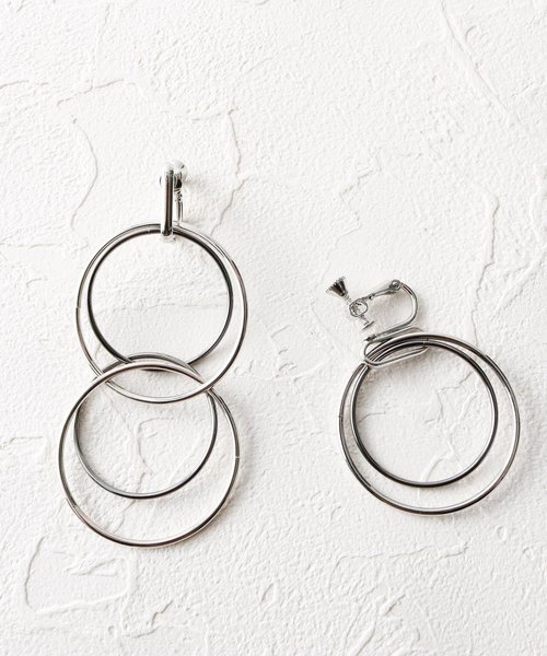 セール 配色メッキサークルイヤリング イヤリング Its Demo イッツデモ のファッション通販 Zozotown