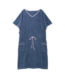 blooming FLORA | 【お風呂上りをもっと快適に】 綿100％パイル バスポンチョ バスラップ ワンピース 涼しい 夏(ルームウェア/パジャマ)