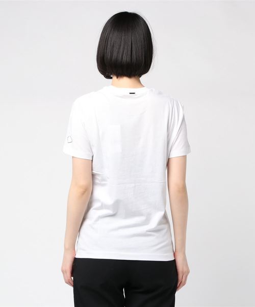 REPLAY(リプレイ)の「ピーマコットンジャージー Tシャツ(Tシャツ/カットソー・レディース・ホワイト×ホワイト・SMALL/LARGE/MEDIUM)」の3枚目の写真