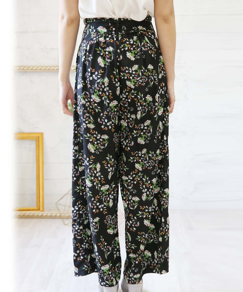 Doula Doula（ドゥーラドゥーラ）の「ウエストリボン付ワイドパンツ（その他パンツ・レディース・ブラック/キャメル・FREE）」の16枚目の写真