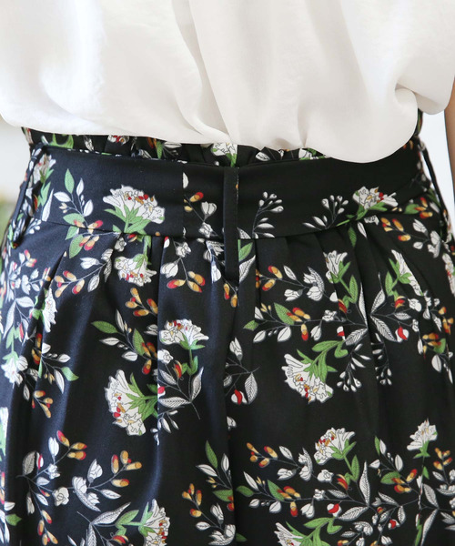 Doula Doula（ドゥーラドゥーラ）の「ウエストリボン付ワイドパンツ（その他パンツ・レディース・ブラック/キャメル・FREE）」の20枚目の写真