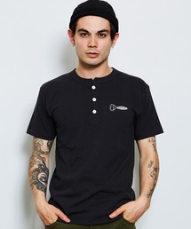 ROTAR | Bottle opener 1p Henry ss Tee ヘンリーネック(Tシャツ/カットソー)
