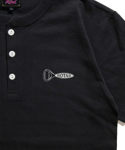 Bottle opener 1p Henry ss Tee ヘンリーネック（Tシャツ/カットソー）｜ROTAR（ローター） mdprevattcaulkingandwaterproofing.com