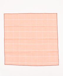 オリジナル コットンハンカチ オレンジ/イエロー