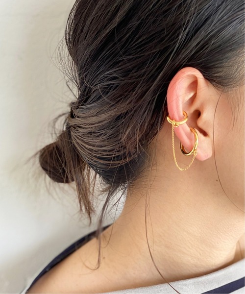 Noble ノーブル の Ucalypt チェーンイヤーカフ イヤリング 片耳用 Wear