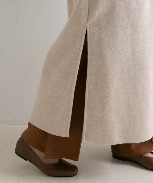 rectangle（レクタングル）の「ミックスシャギーダブルフェイスロングコート（その他アウター・レディース・チャコールグレー/ベージュ/グレー/モカ・FREE）」の16枚目の写真