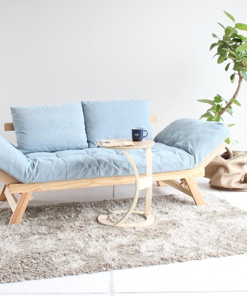 studio CLIP(スタディオクリップ)の「LOTUS サイドテーブル(家具・レディース・ナチュラル/ブラウン・FREE)」の4枚目の写真