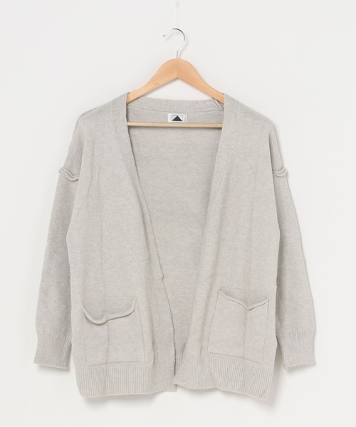 emi+（エミプラス）の「BIGシルエット ニットガウン/カーディガン（ニット/セーター・レディース・ブラック/ベージュ/モカ/キャメル・FREE）」の3枚目の写真